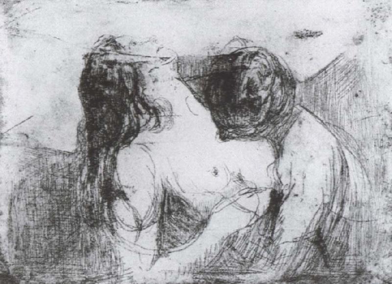 Edvard Munch Bite oil painting image
